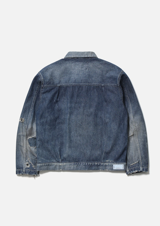 SAVAGE LW DENIM ZIP JACKET