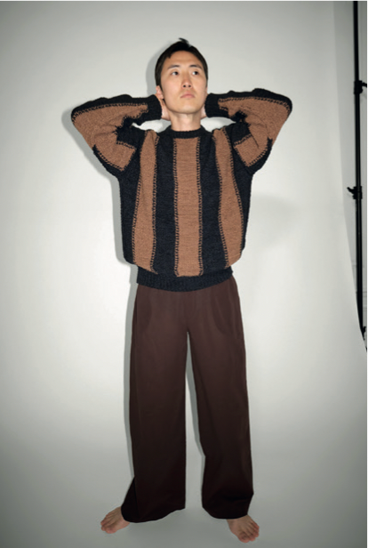 FETTUCCIA STRIPED SWEATER