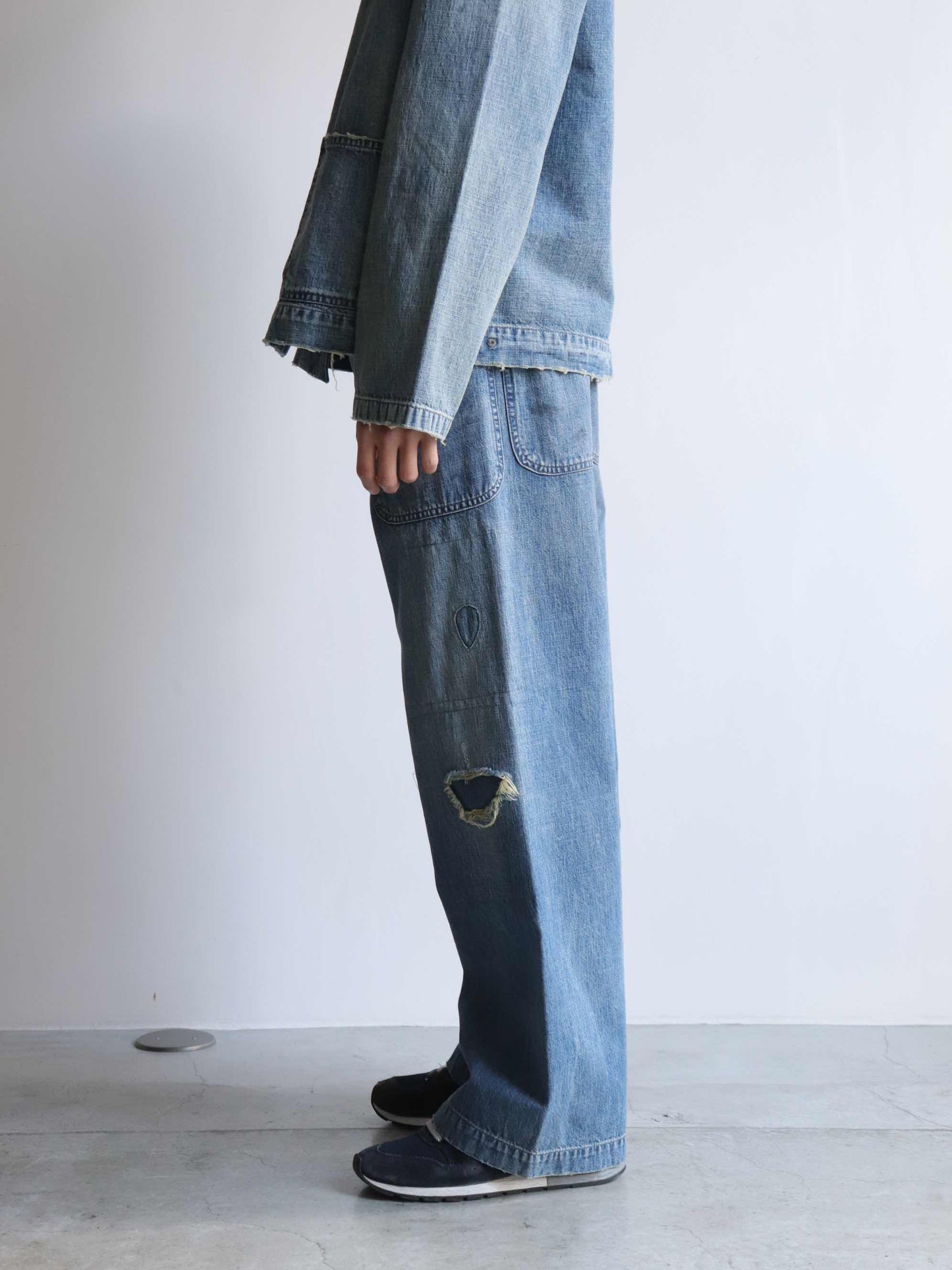 USN M44 DUNGAREE TROUSERS, SIDE SEAMLESS