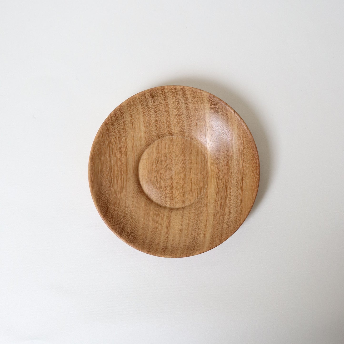 SET OF 2 HANDTURNED SMALL PLATE