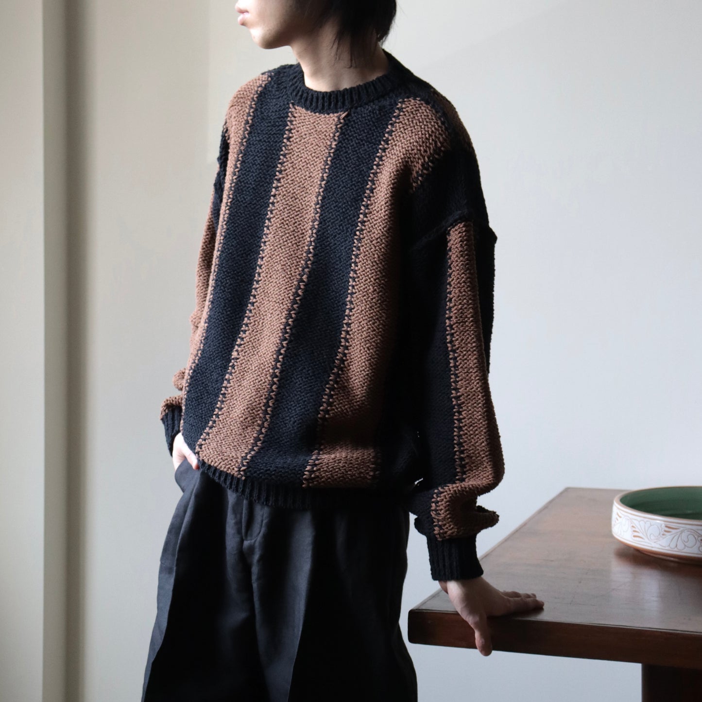 FETTUCCIA STRIPED SWEATER