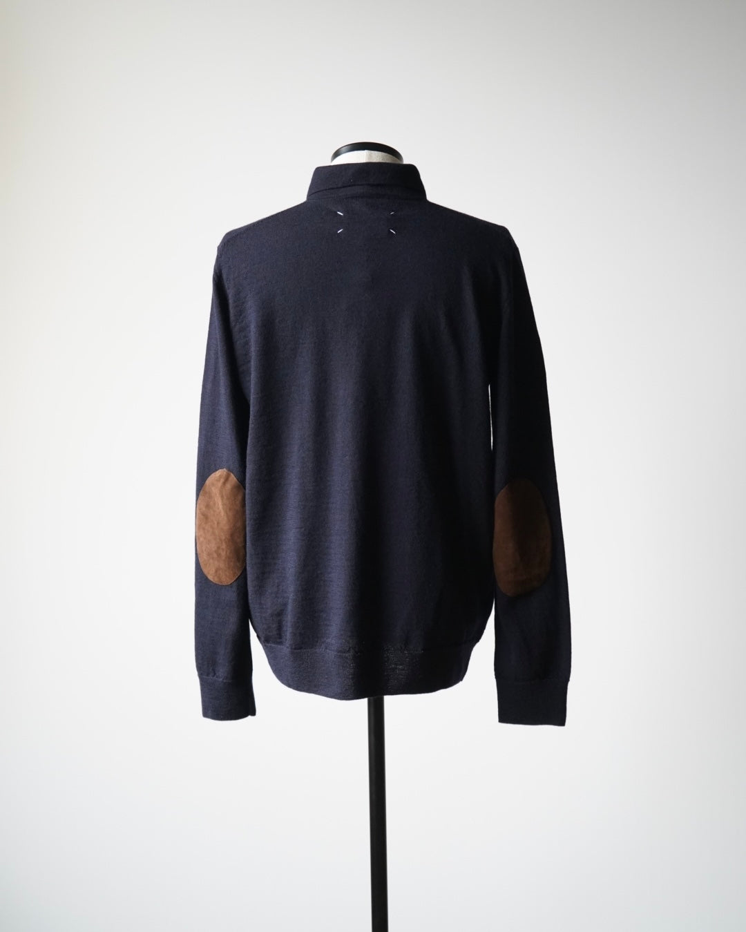 S50GL0061 ELBOW PATCH WOOL POLO