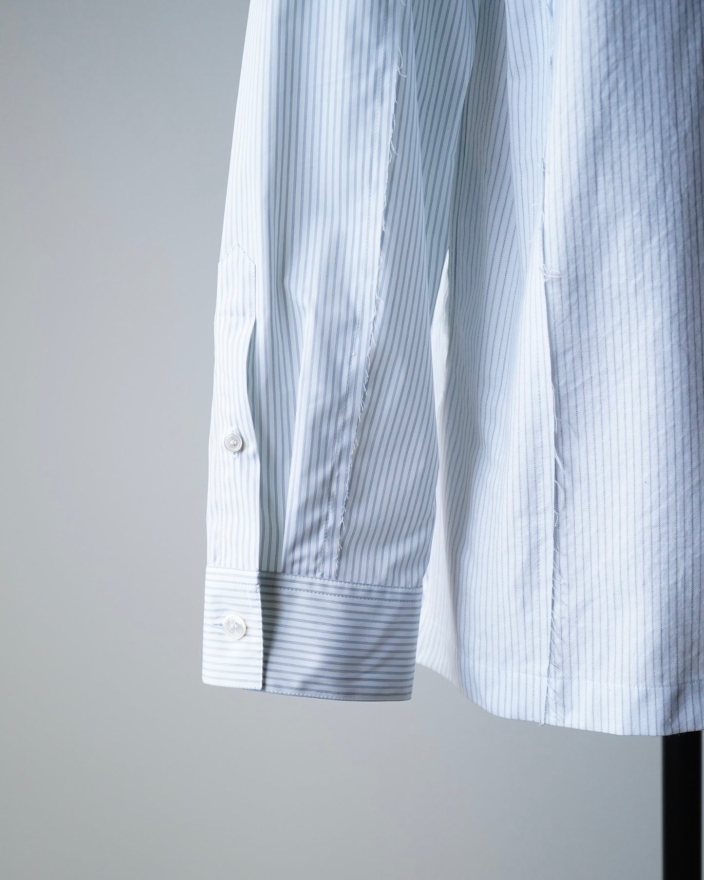 S50DT0047 PATCHWORK STRIPE SHIRT