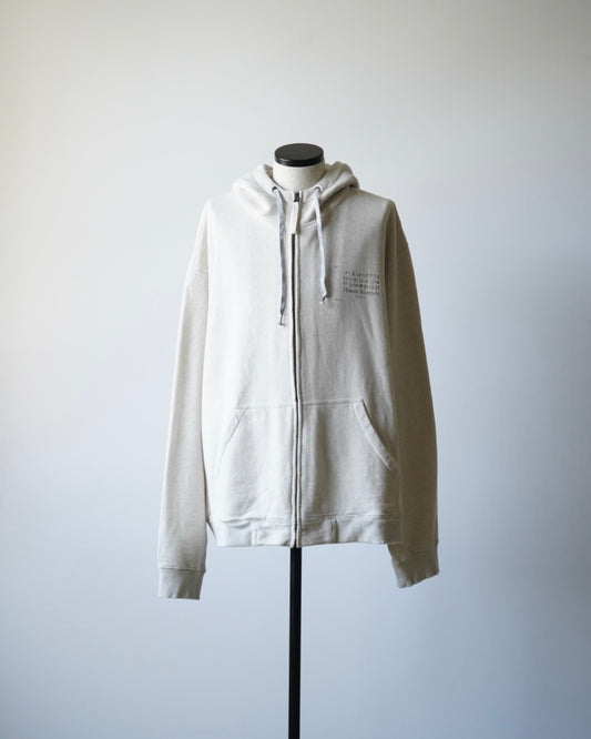 S50HG0048 STAMP LOGO ZIP HOODIE