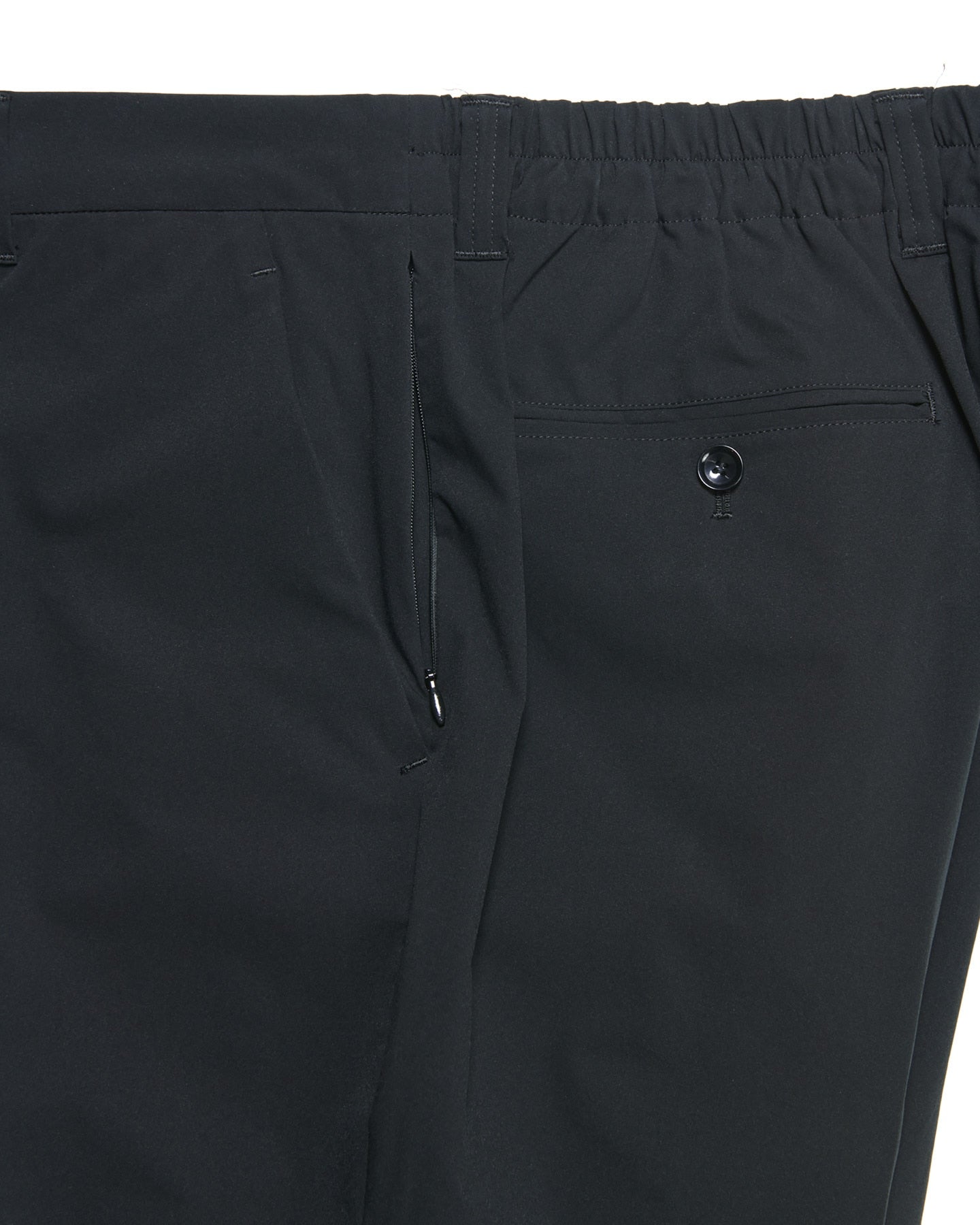 2WAY STRETCH SHIRRING SLIM FIT SLACKS