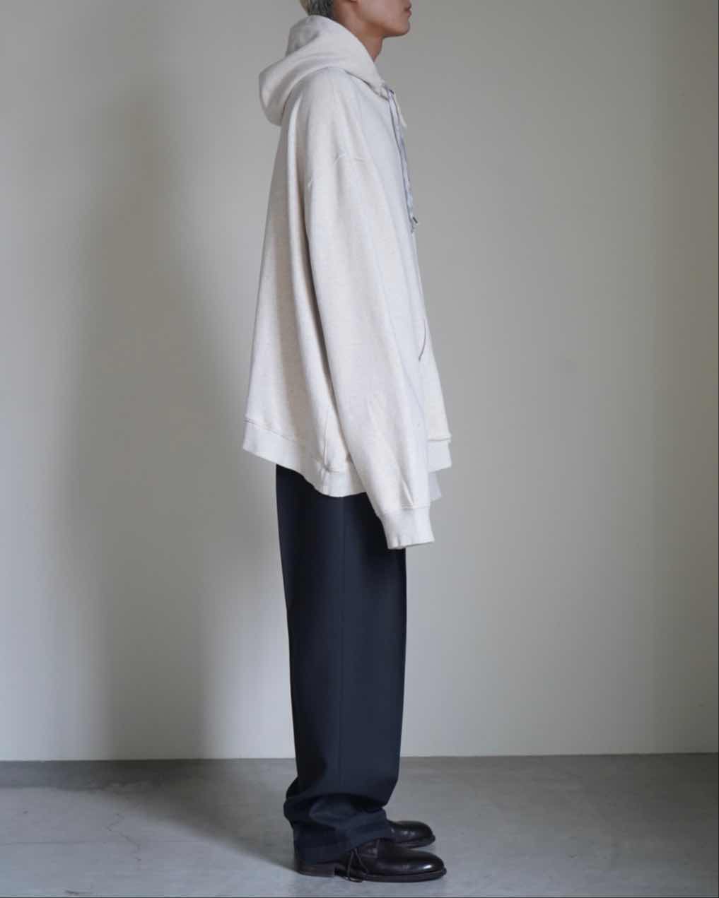 S50HG0048 STAMP LOGO ZIP HOODIE