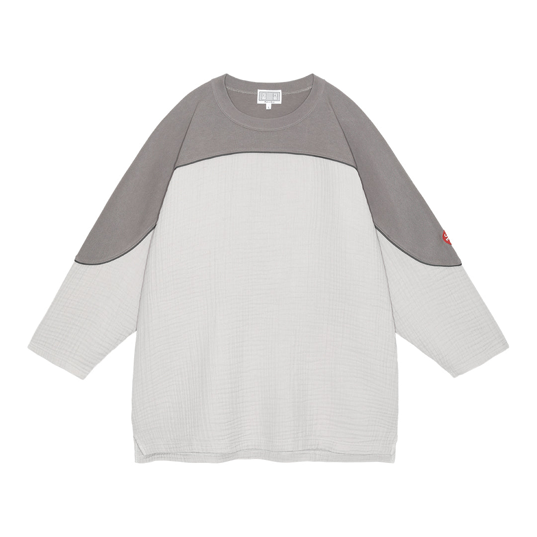 GAUZE FB CREW NECK