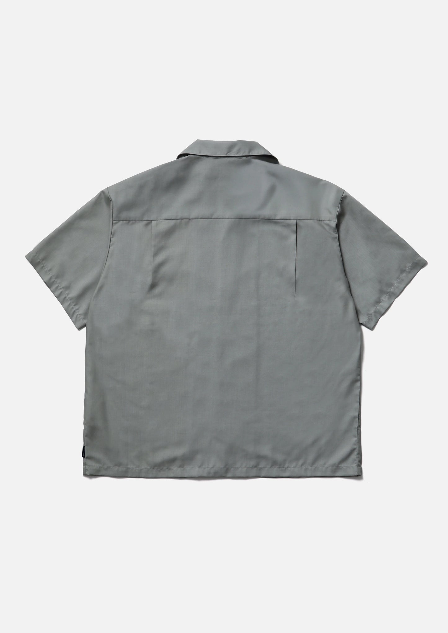 SOLID COLLAR HAWAIAN SHIRT SS