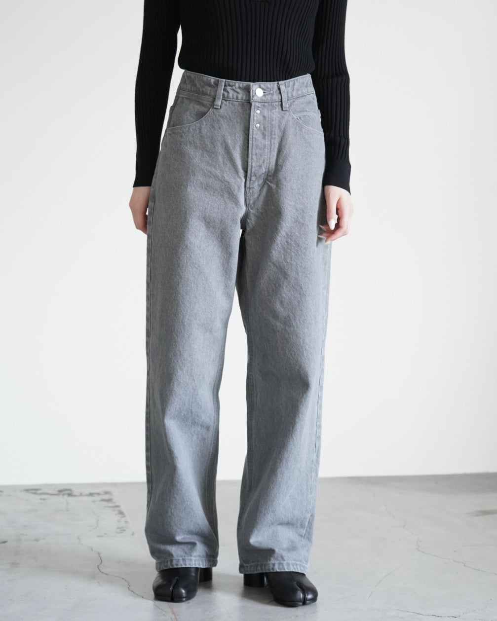 14OZ DENIM WIDE PANTS