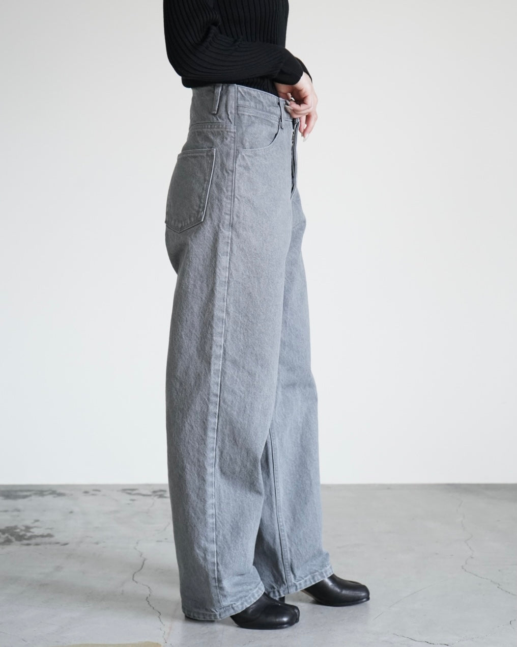 14OZ DENIM WIDE PANTS