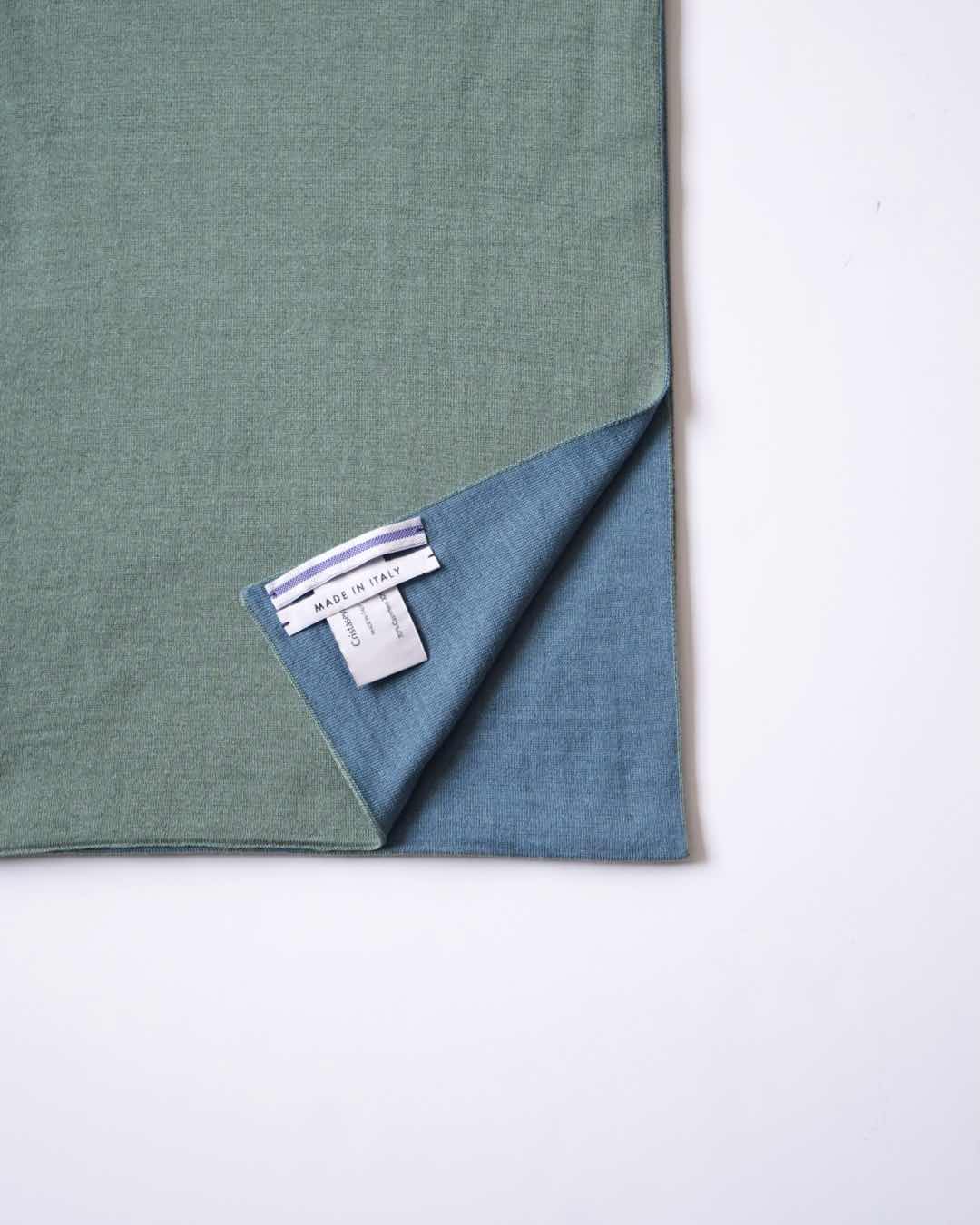 SILK CASHMERE DOUBLE SCARF