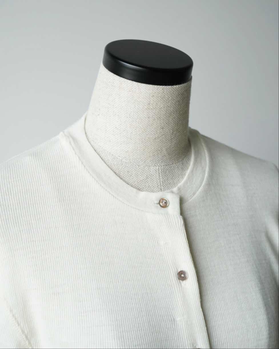 WASHABLE WOOL CARDIGAN TOP