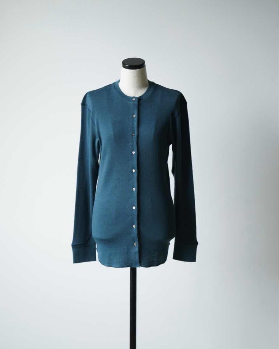 WASHABLE WOOL CARDIGAN TOP