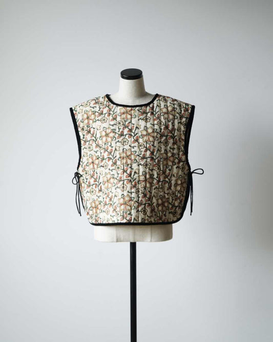 BLOCK PRINT QUILTED VEST