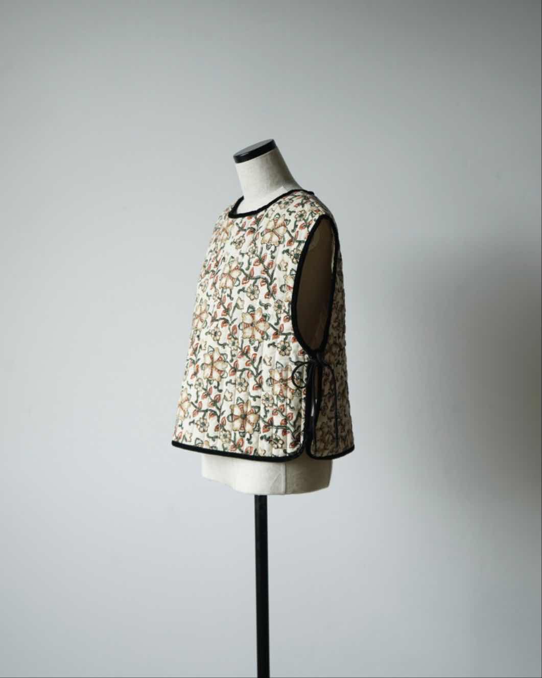 BLOCK PRINT QUILTED VEST