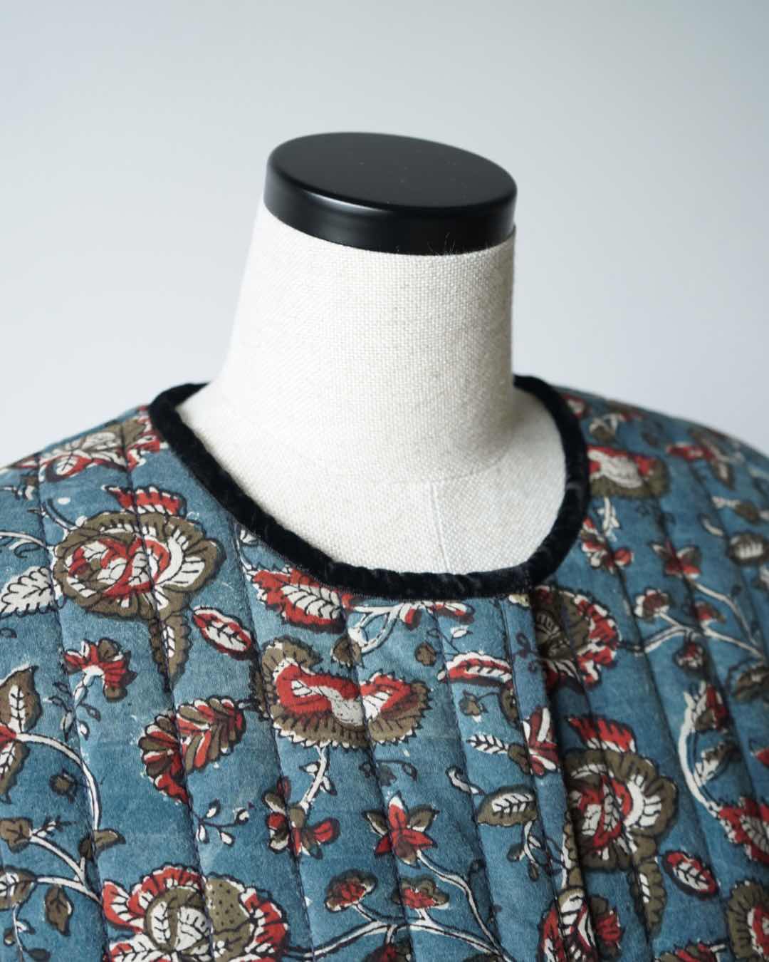 BLOCK PRINT QUILTED JACKET
