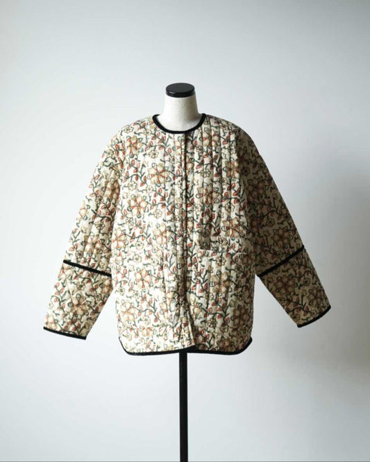 BLOCK PRINT QUILTED JACKET