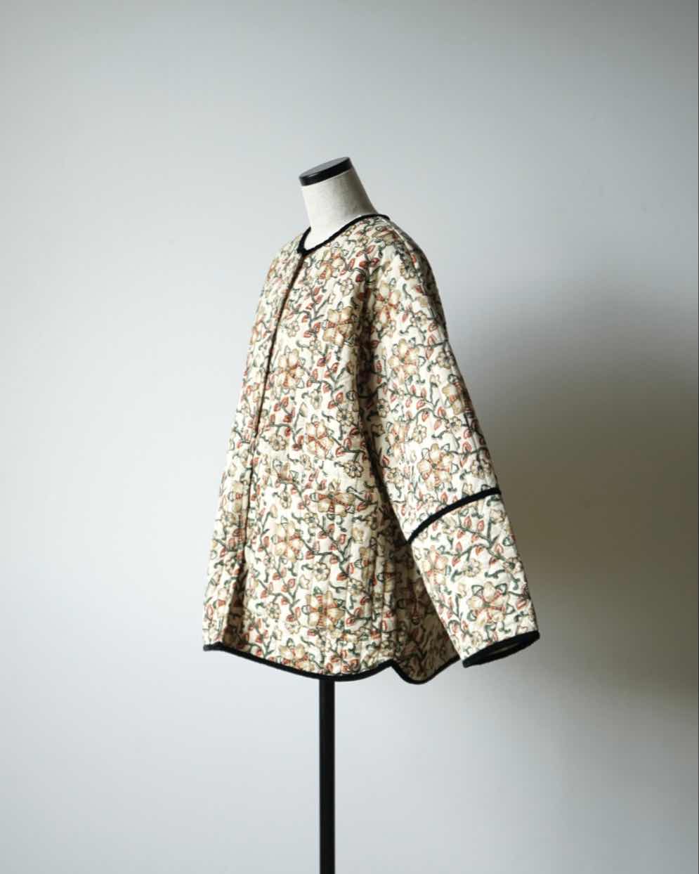 BLOCK PRINT QUILTED JACKET