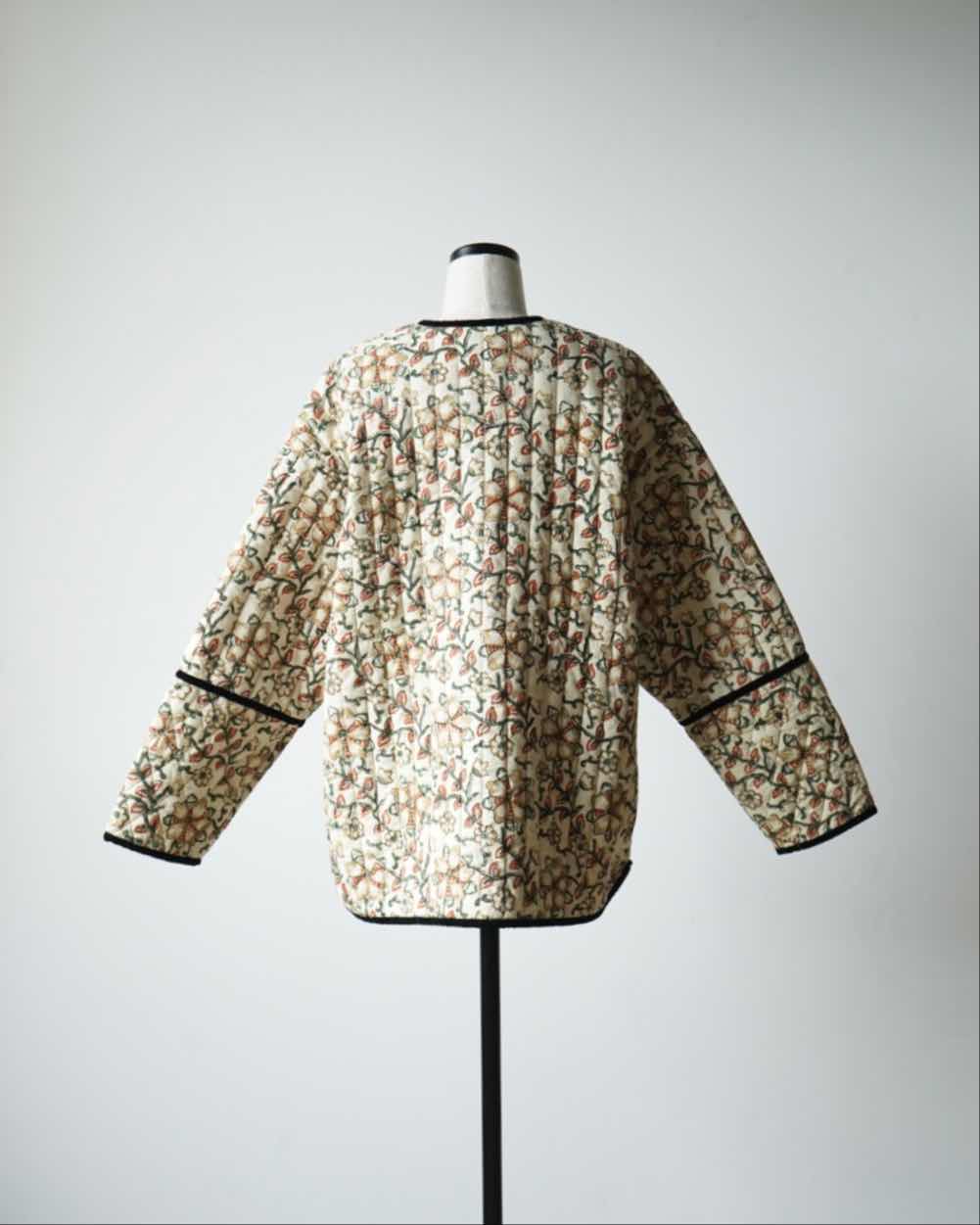 BLOCK PRINT QUILTED JACKET