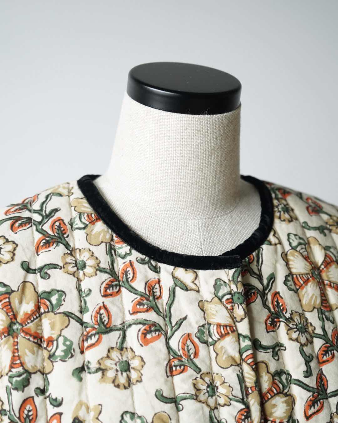 BLOCK PRINT QUILTED JACKET