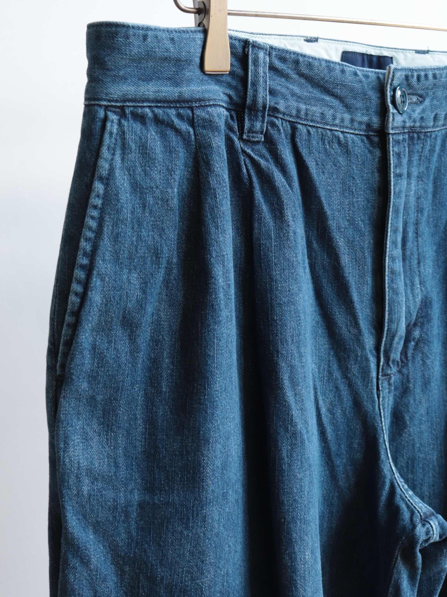 SF DENIM WIDE TROUSERS