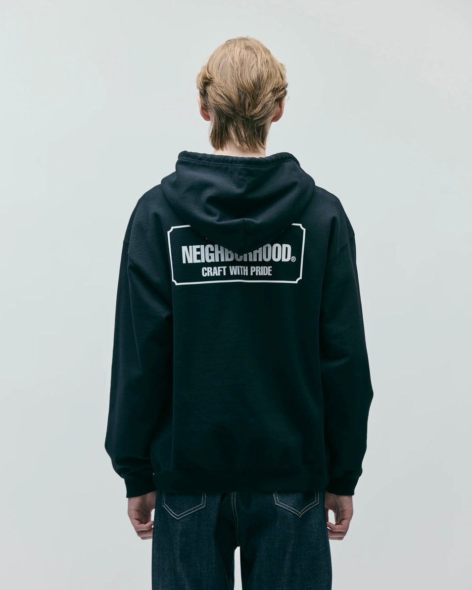 CLASSIC SWEAT HALF ZIP HOODIE LS