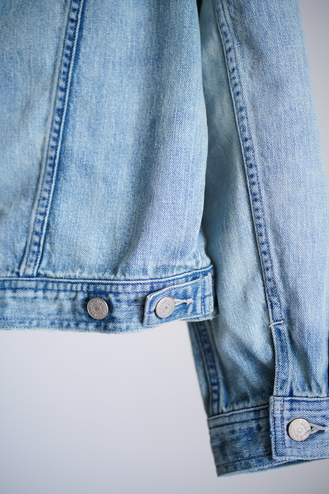 FADED SELVEDGE LIGHT DENIM BLOUSON