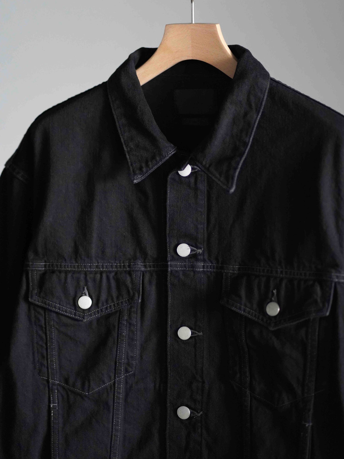 LASER PROCESSED DENIM TROCKER JACKET