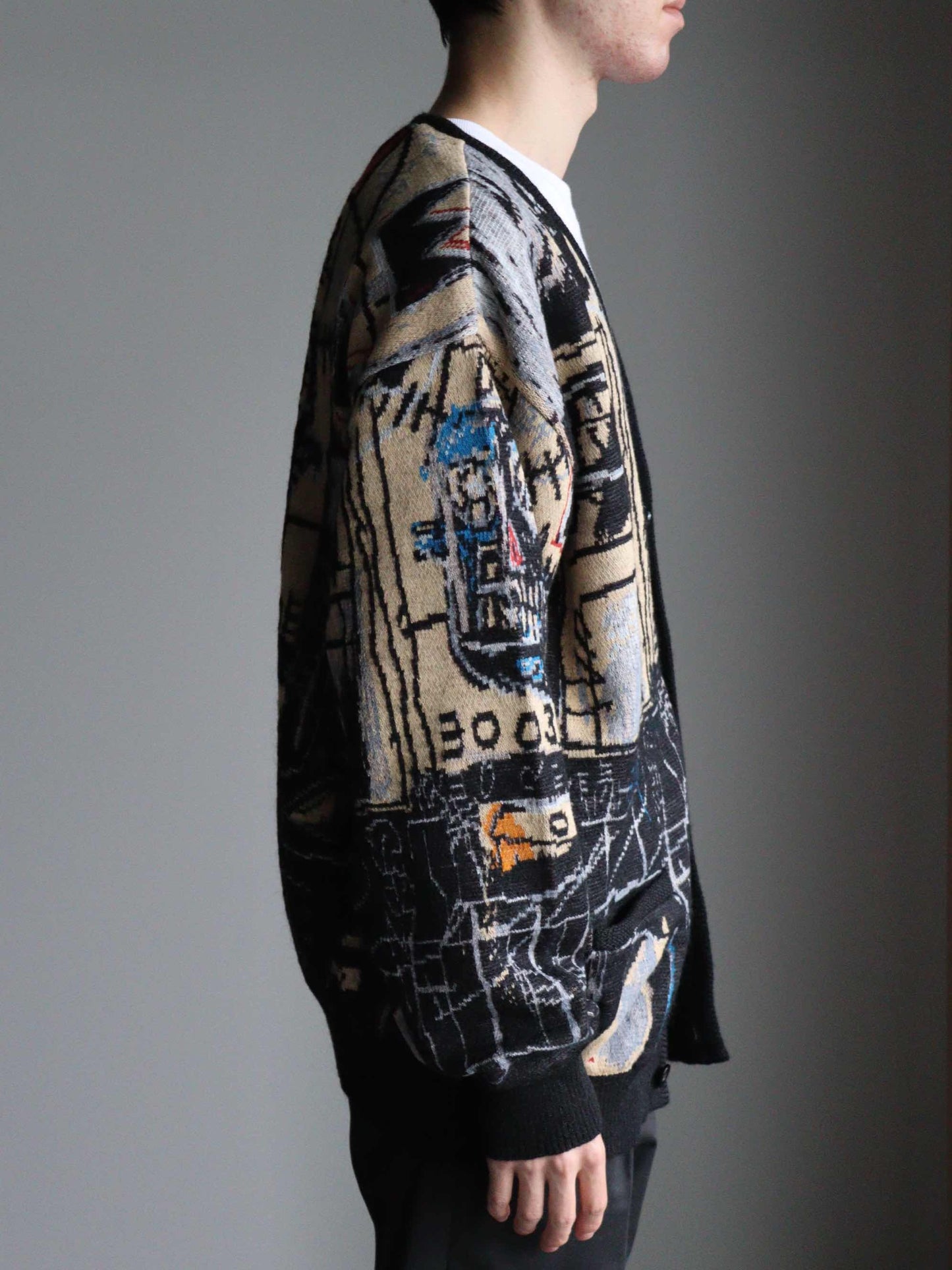 JEAN-MICHEAL BASQUIAT / CARDIGAN (TYPE-1)