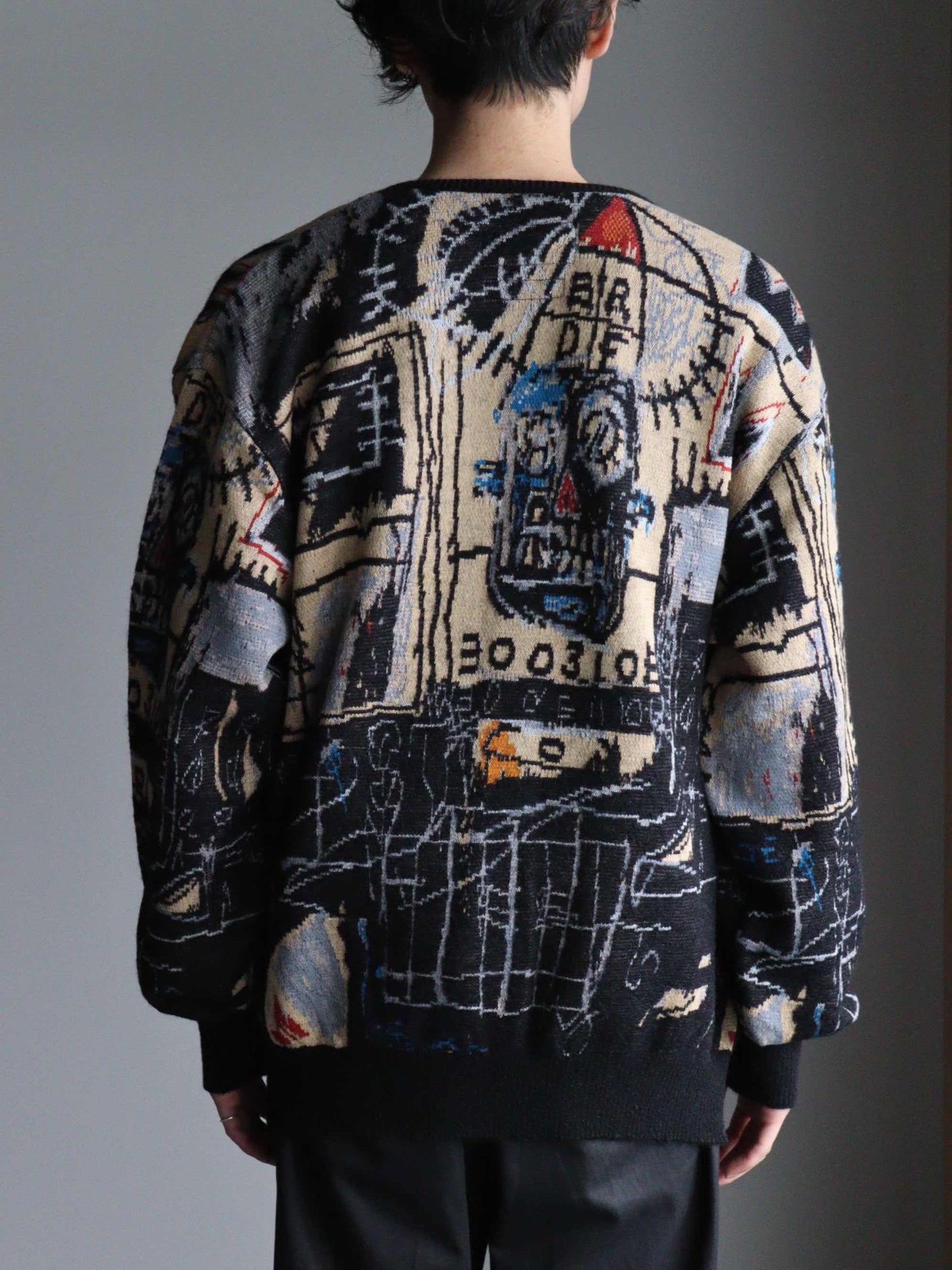 JEAN-MICHEAL BASQUIAT / CARDIGAN (TYPE-1)