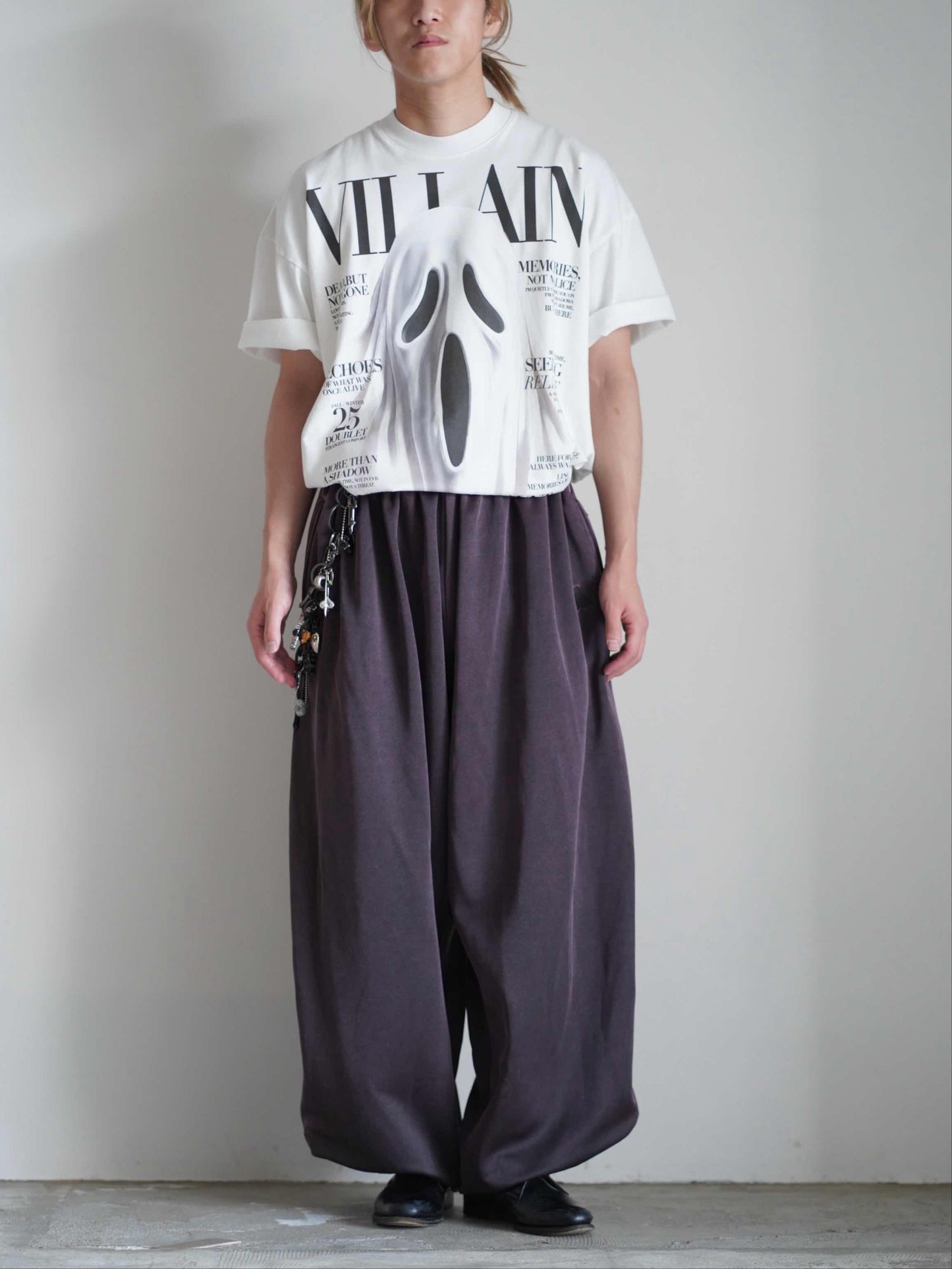 FADED BLACK TRACK PANTS