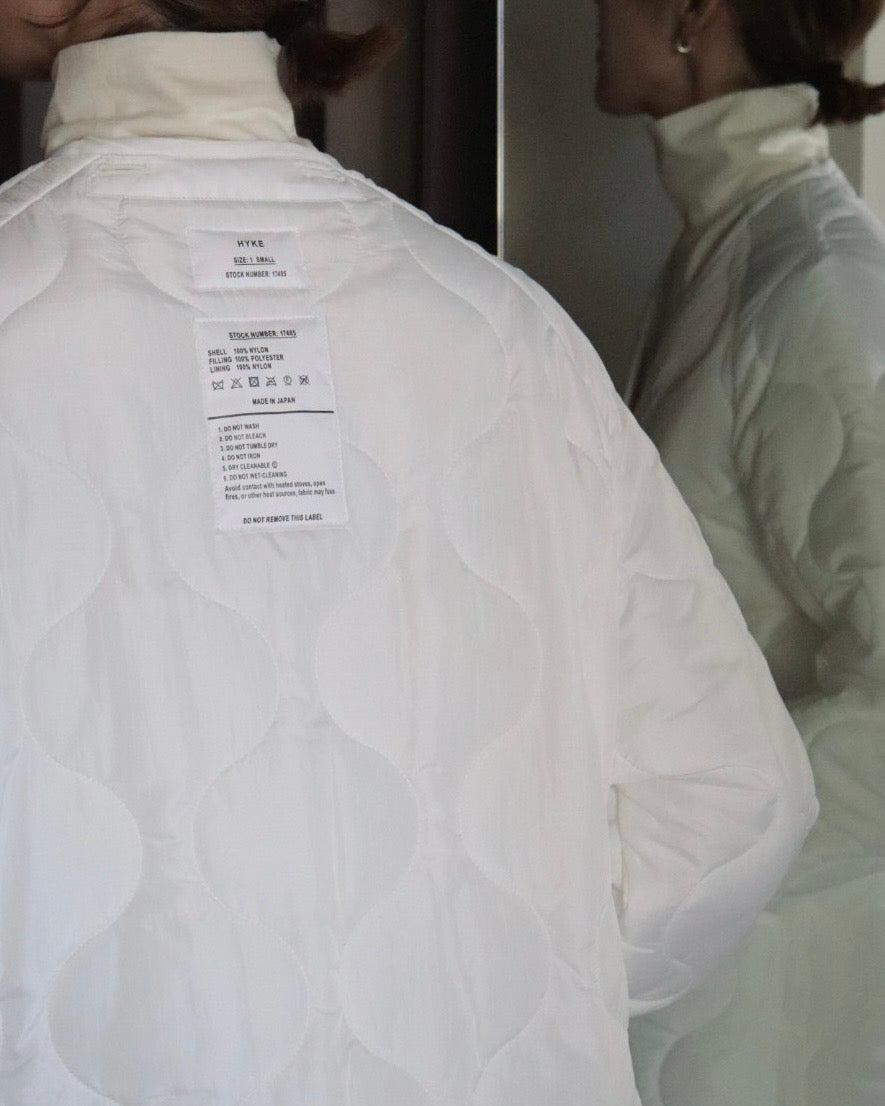 QUILTED LINER COAT