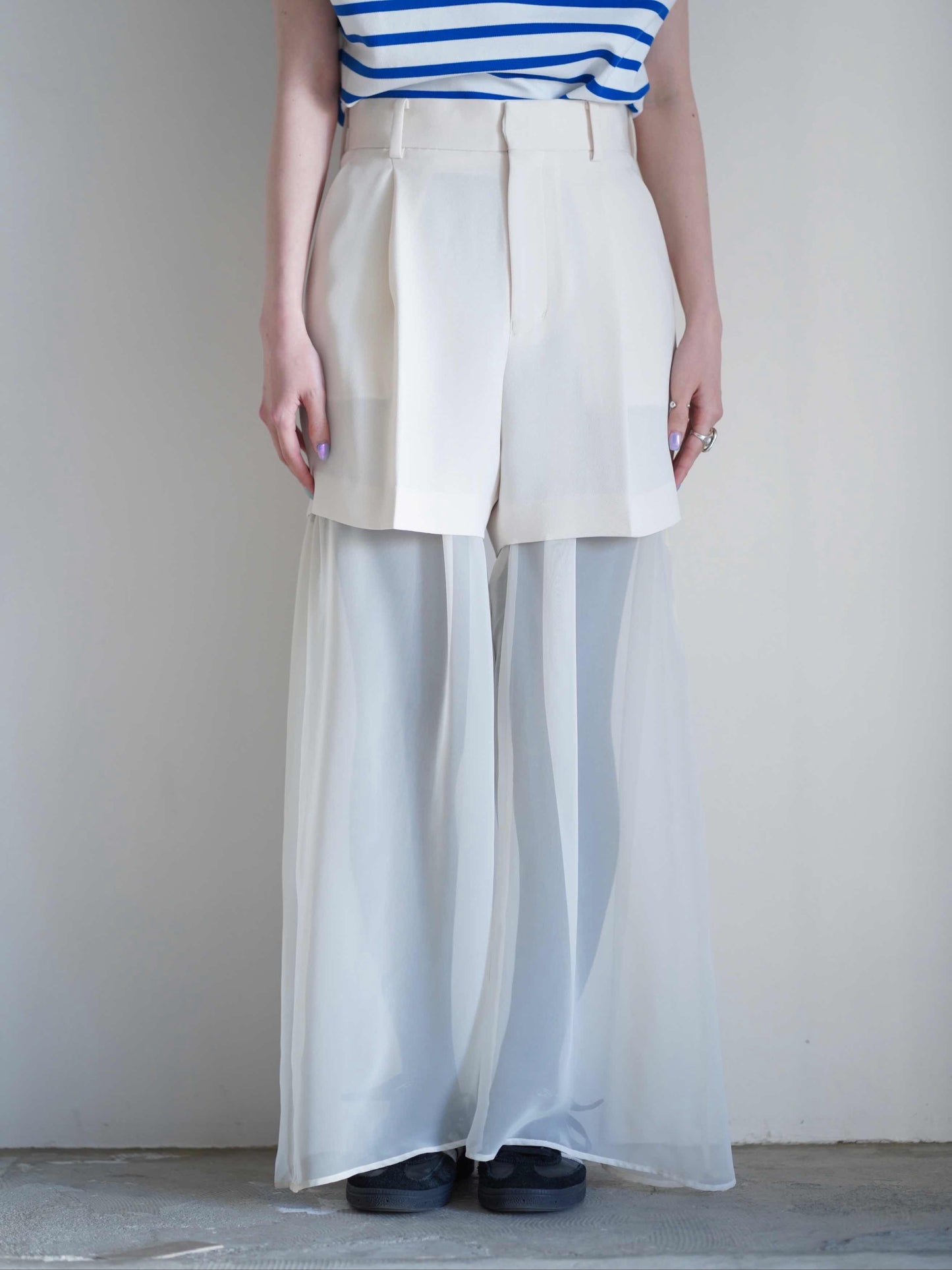 OXFORD LAYERED PANTS