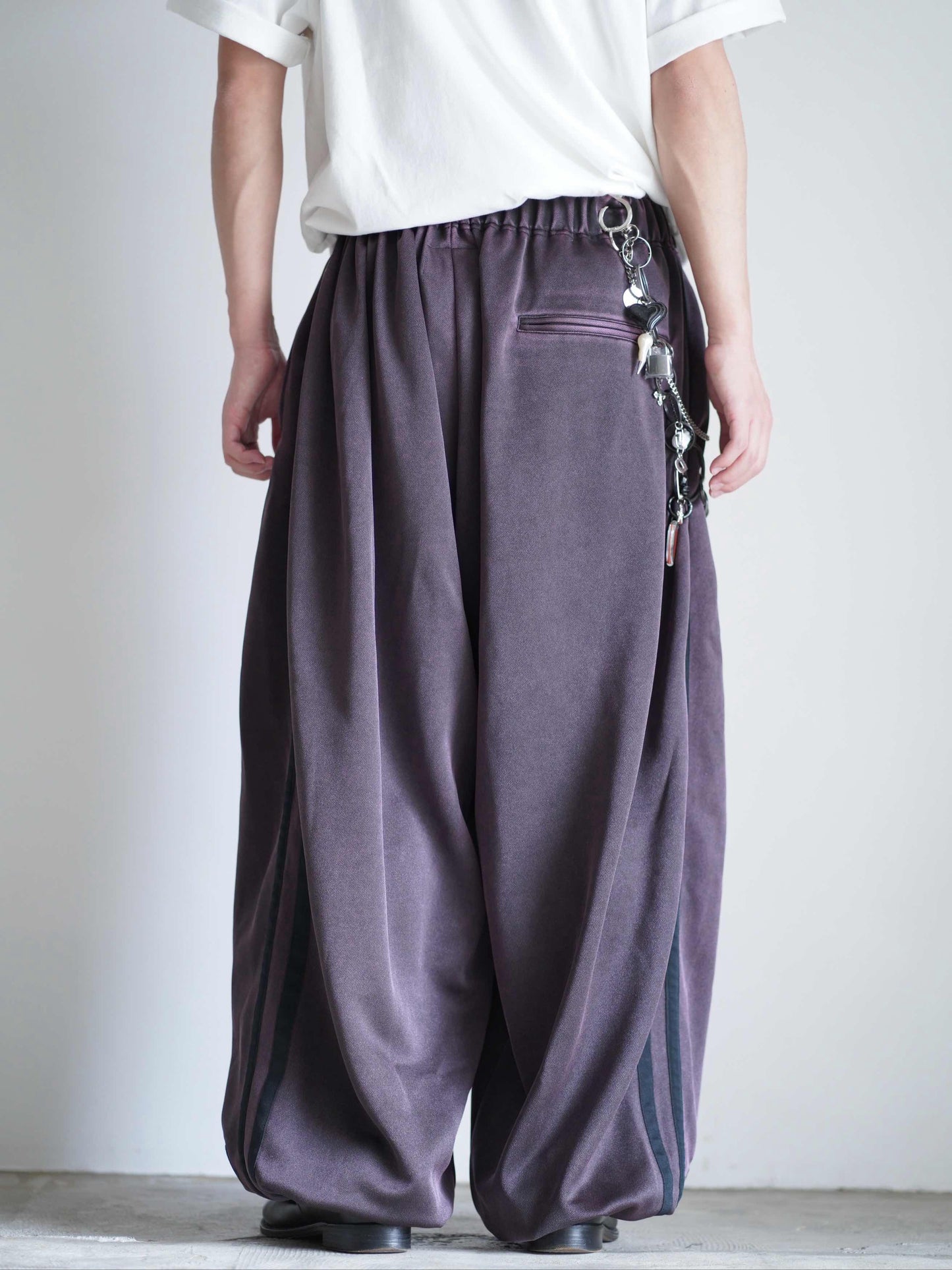 FADED BLACK TRACK PANTS