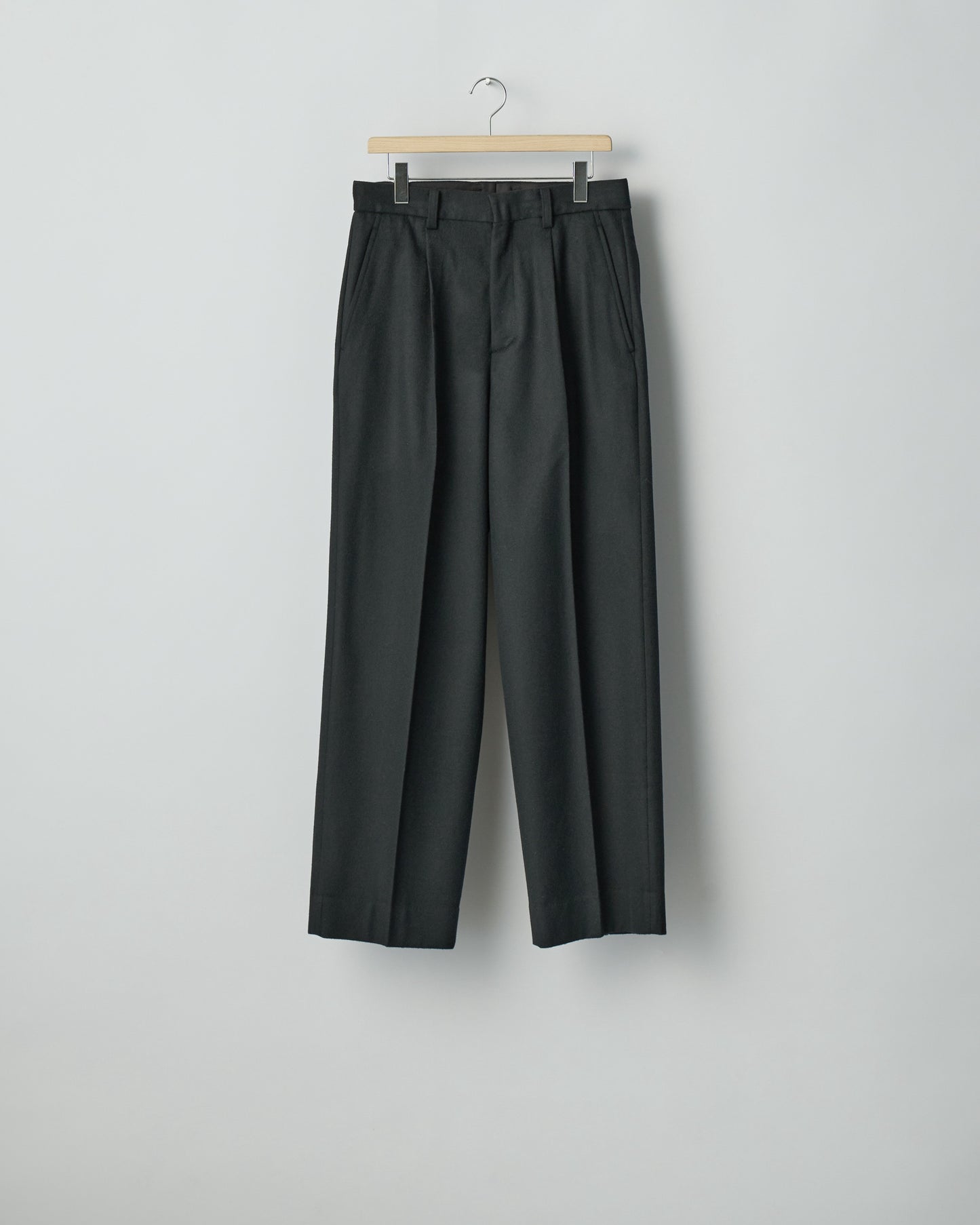 W/CA BEAVER STRAIGHT TROUSERS