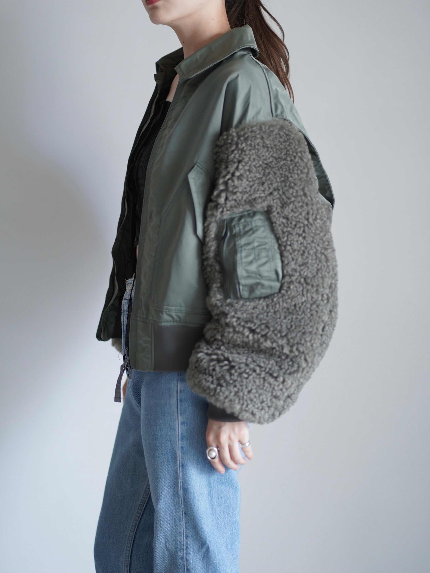 FAUX SHEARLING TYPE CWU-45/P JACKET