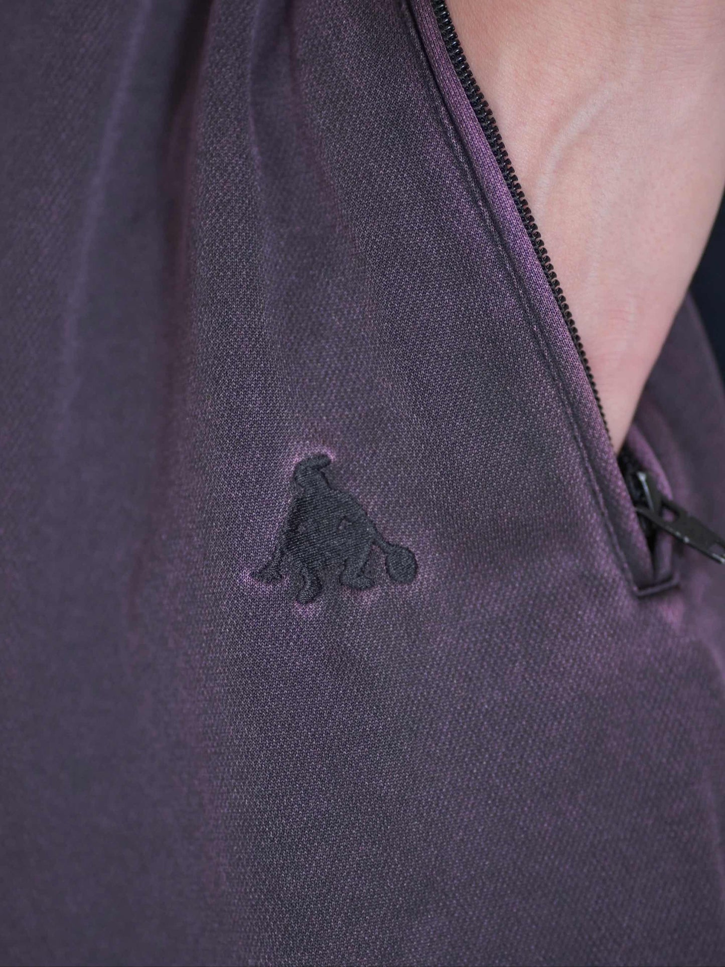 FADED BLACK TRACK PANTS