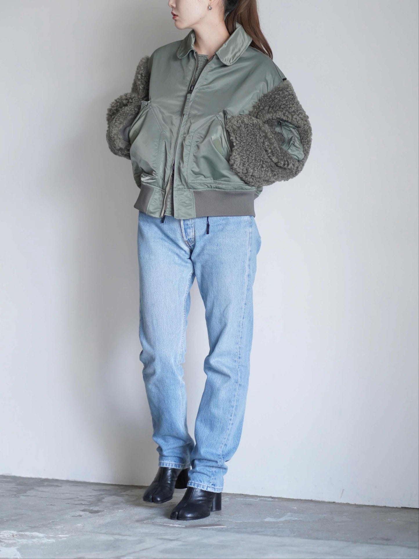 FAUX SHEARLING TYPE CWU-45/P JACKET