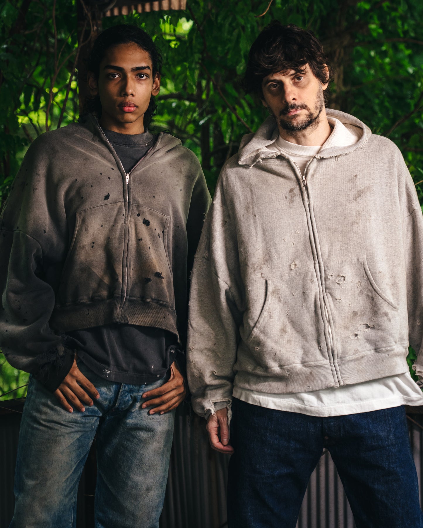 ZIP HOODIE/ DOUBLE FACE