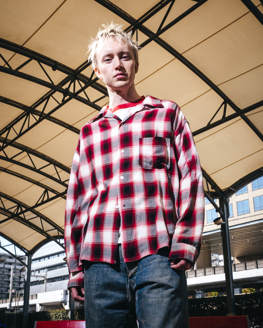 045 / RAYON SHIRT / CHECK