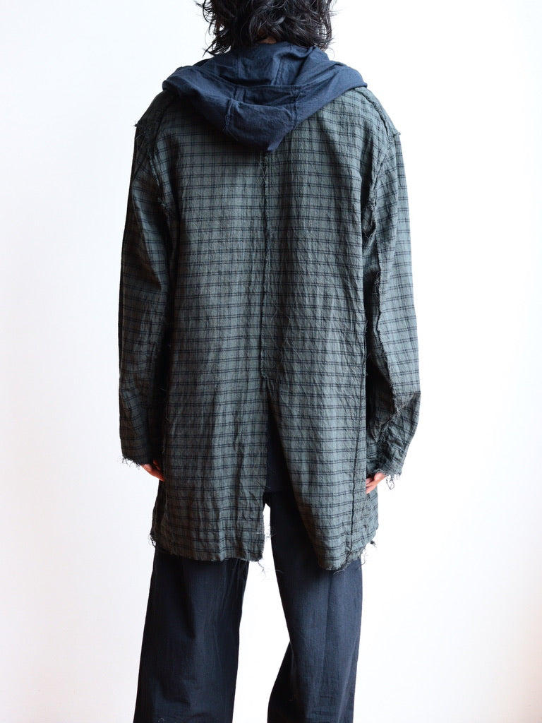 over sized toile coat