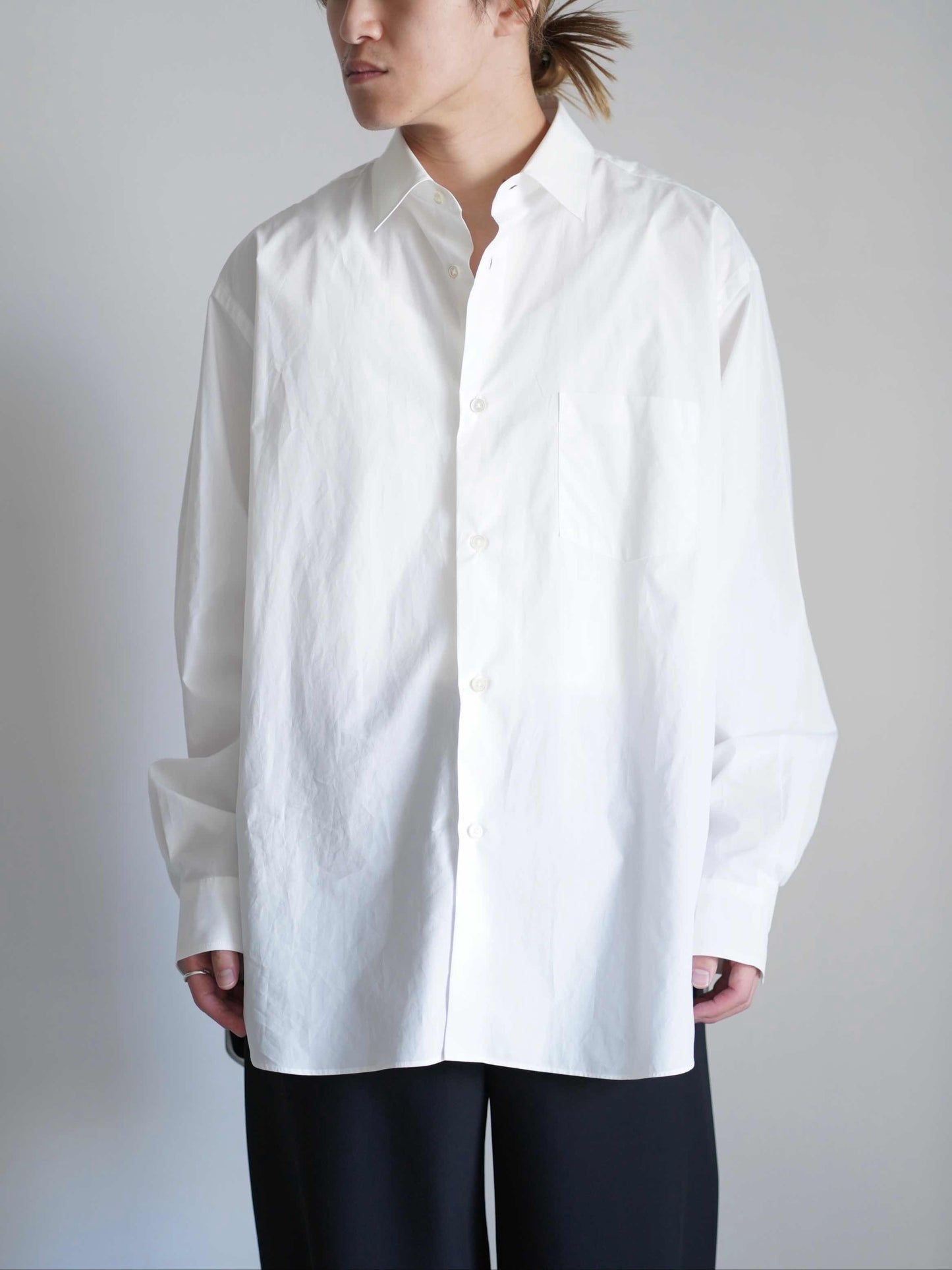 SUVIN COTTON OVERSIZED REGULAR COLLAR SHIRT