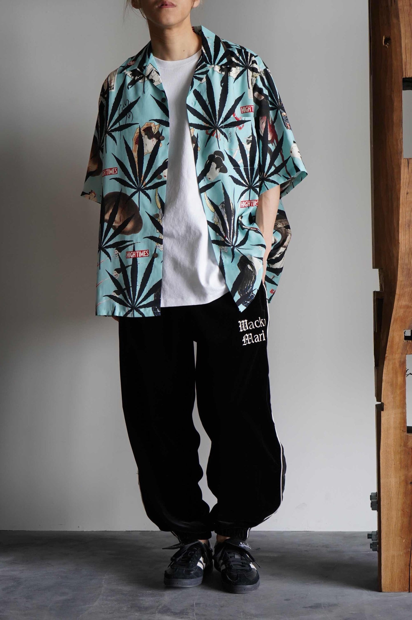 HIGHTIMES / S/S HAWAIIAN SHIRT ( TYPE-2 )