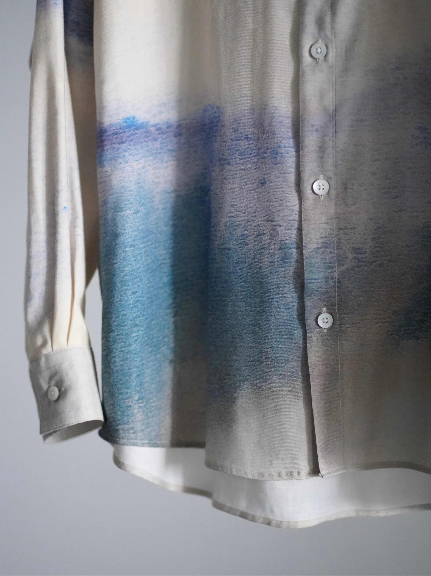 LANDSCAPE PRINTED REGULAR COLLAR SHIRT