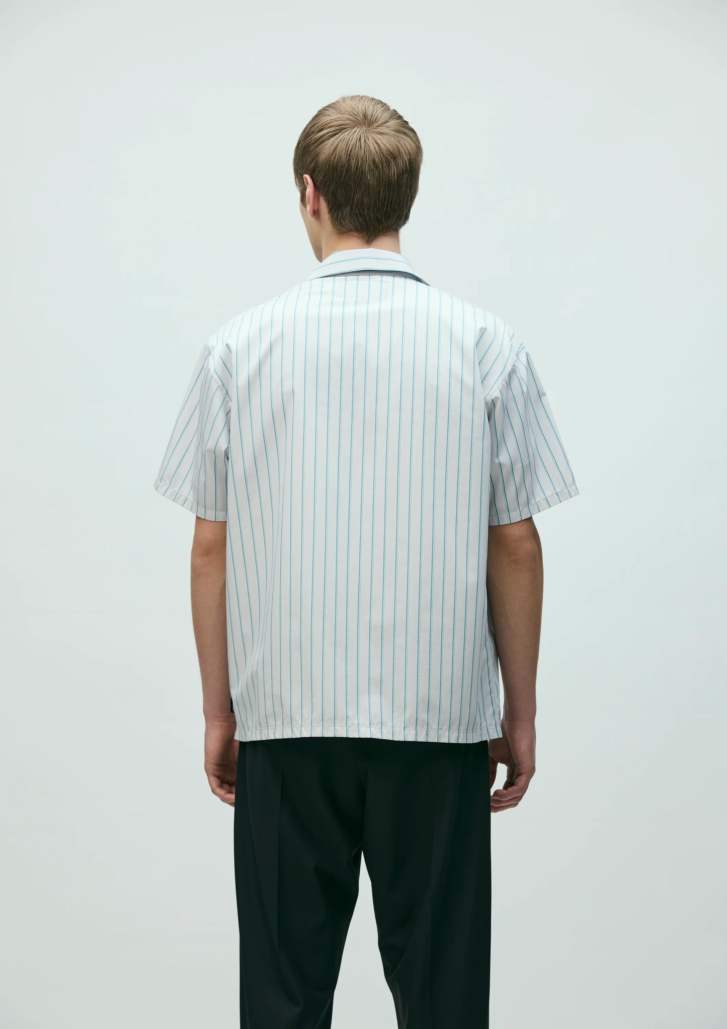 STRIPE WORK SHIRT SS