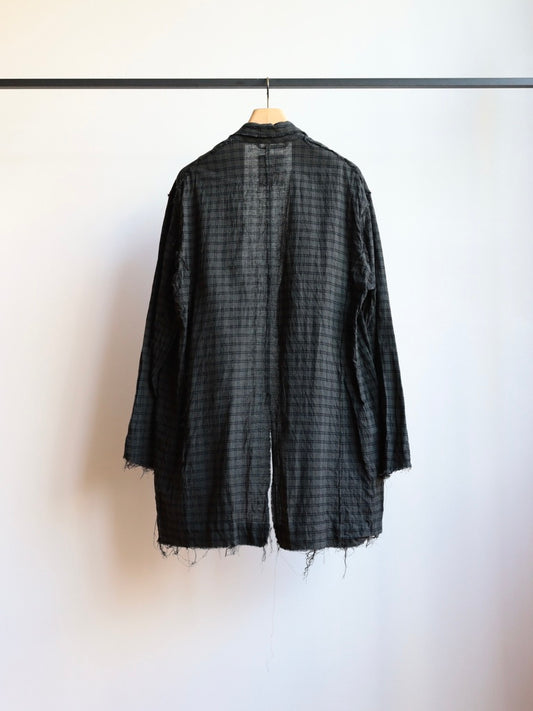 over sized toile coat