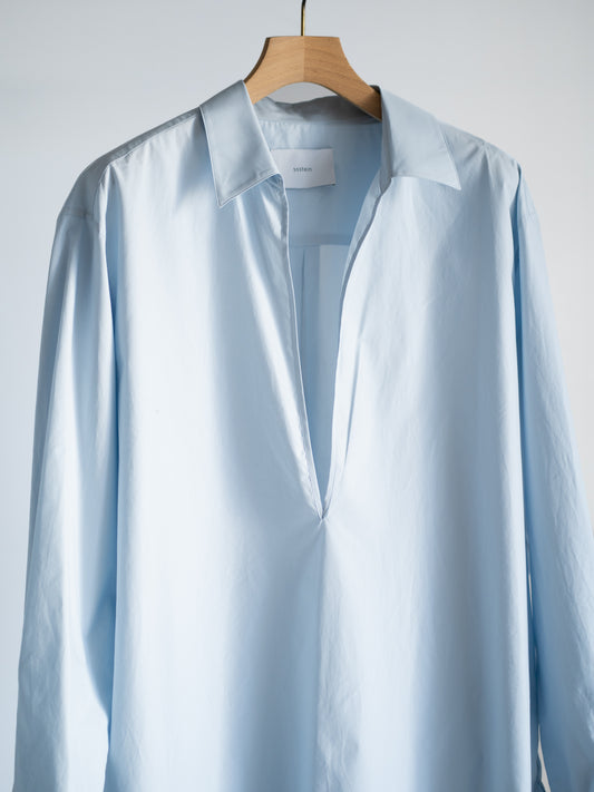 SUVIN COTTON OVERSIZED SKIPPER SHIRT