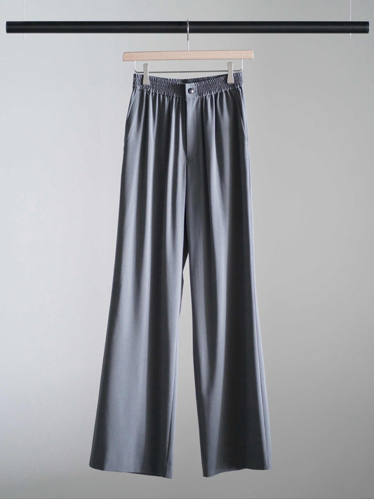 STRETCH WIDE-LEG PANTS