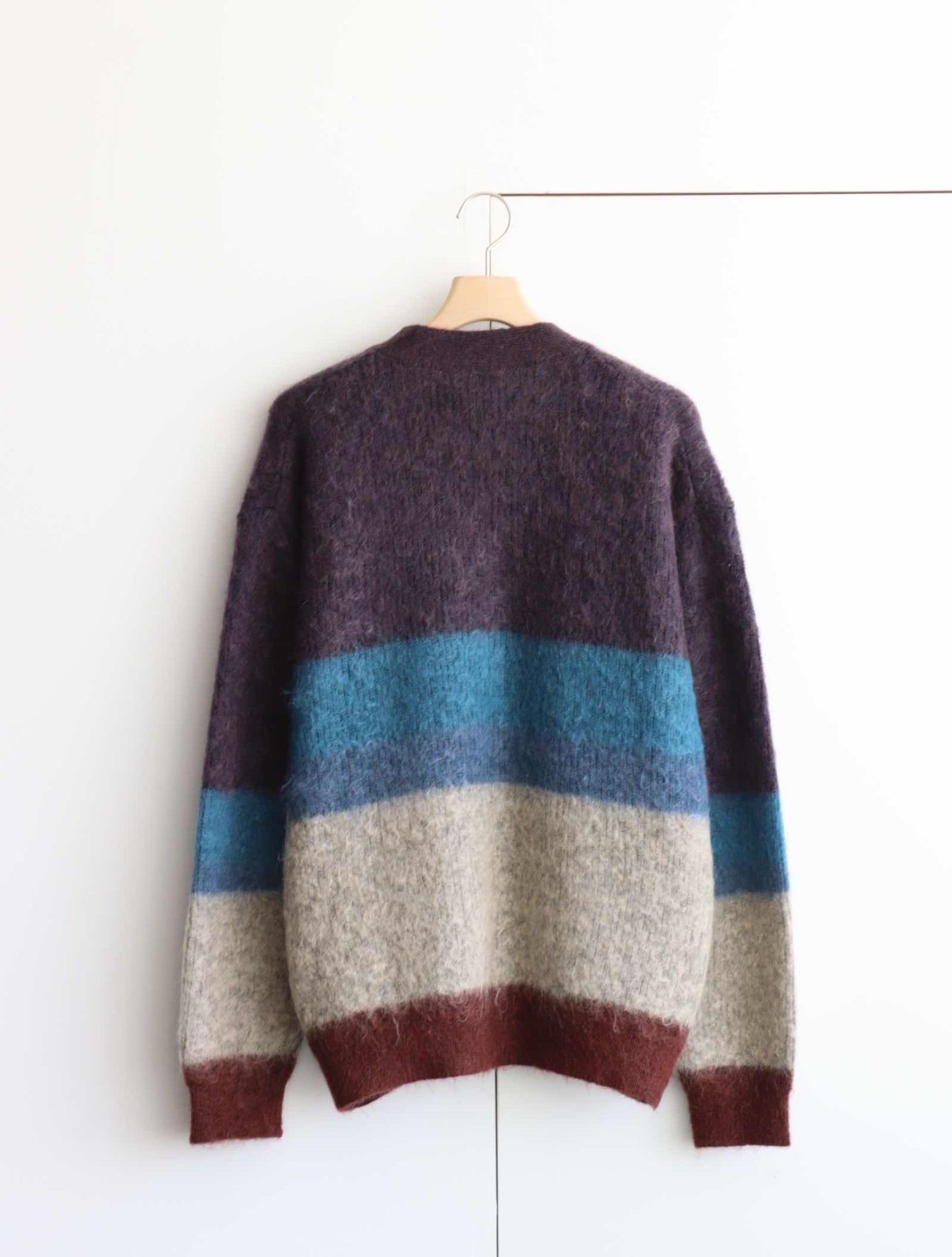 MOHAIR BORDER CARDIGAN