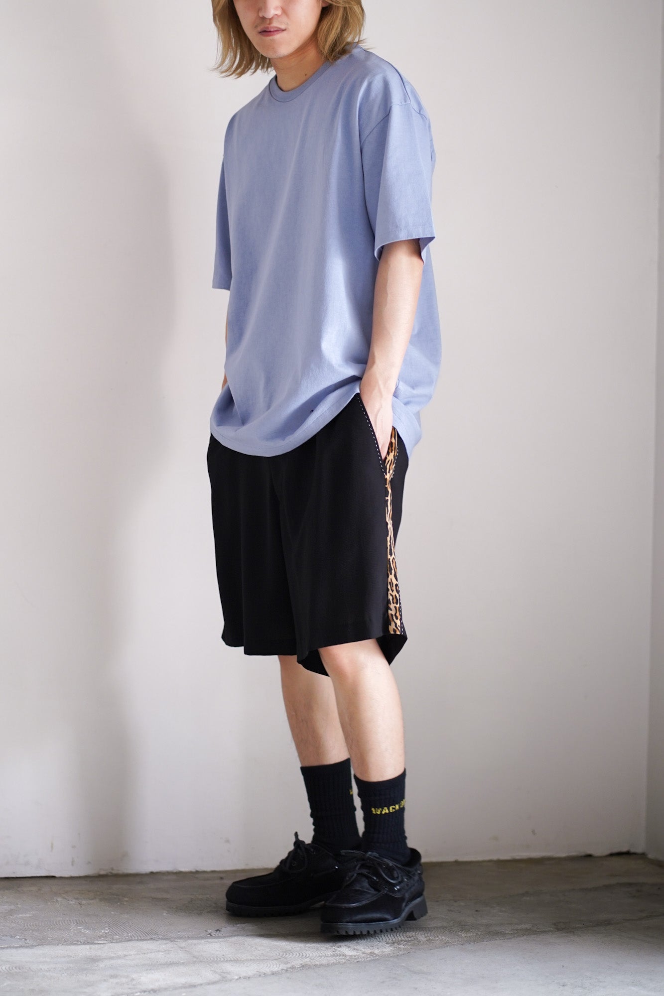 WASHED HEAVY WEIGHT CREW NECK T-SHIRT ( TYPE-1 )